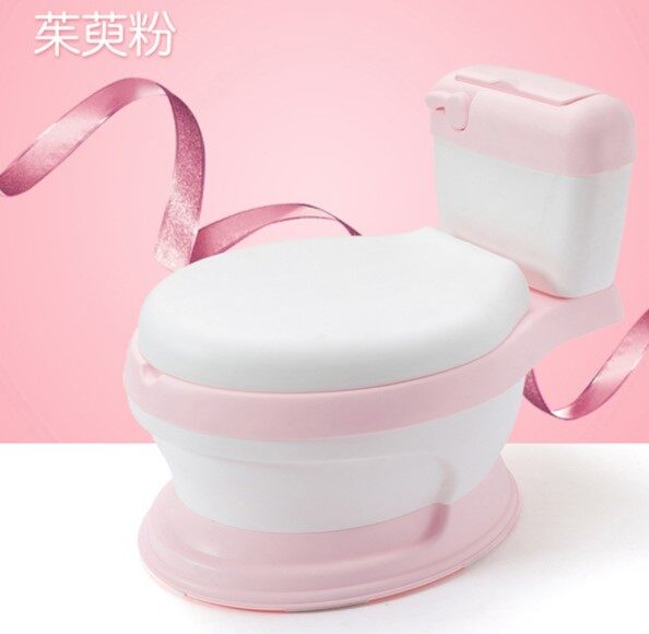 Ichiba Home Kids Potty Children Toilet Bowl Portable Baby Potty Kids Training Toilet Bowl