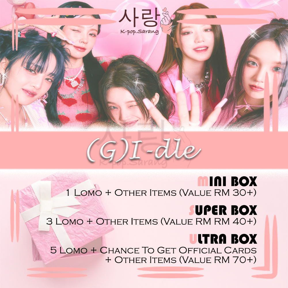 Kpop Lucky Box BLACKPINK BABYMONSTER NEWJEANS LE SSERAFIM IVE ILLIT TWICE AESPA (G)I-DLE ITZY IU KEP1ER RED VELVET STRAYKIDS SEVENTEEN ENHYPEN BTS ZEROBASEONE TREASURE Photocard Foto Kad LOMO Korean Collection