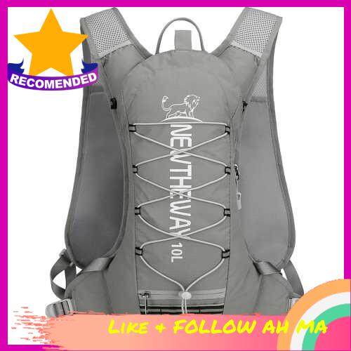 BEST SELLER 10L Insulated Hydration Backpack Vest Pack Cooler Bag for Running Cycling Camping Hiking Marathon (Grey)