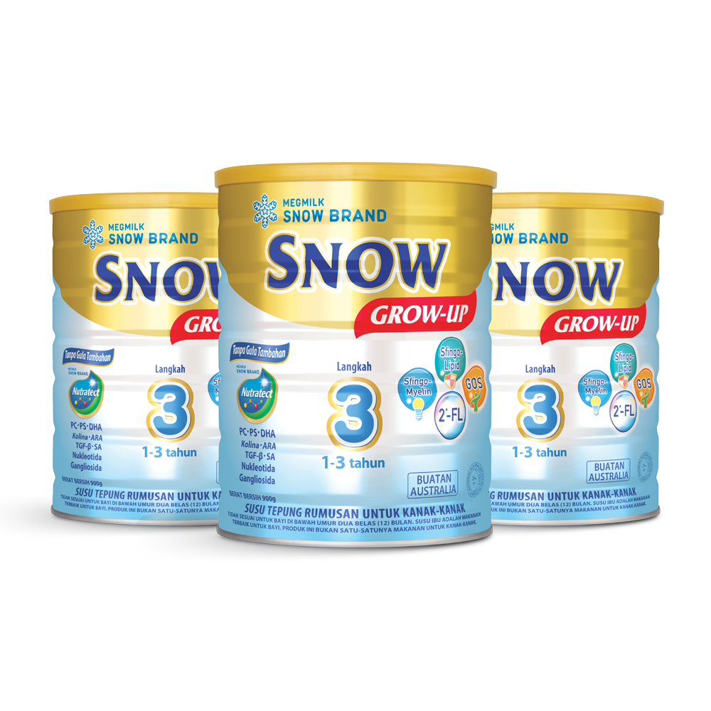 Snow Brand Step 3 Grow-Up 900g x 3