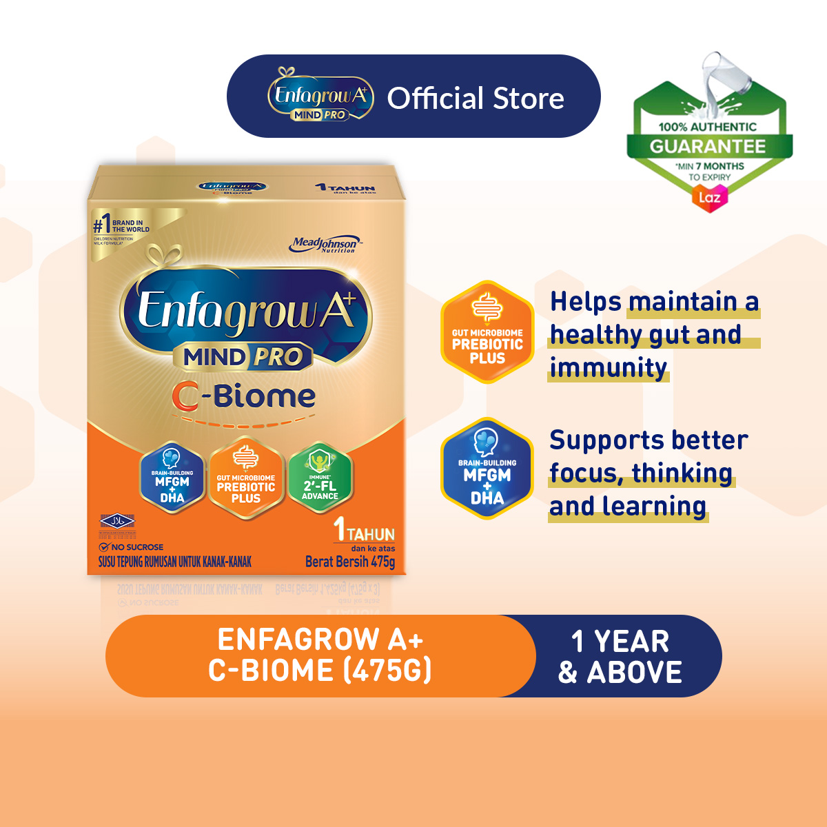 Enfagrow A+ MindPro Step 3 C-Biome 475g