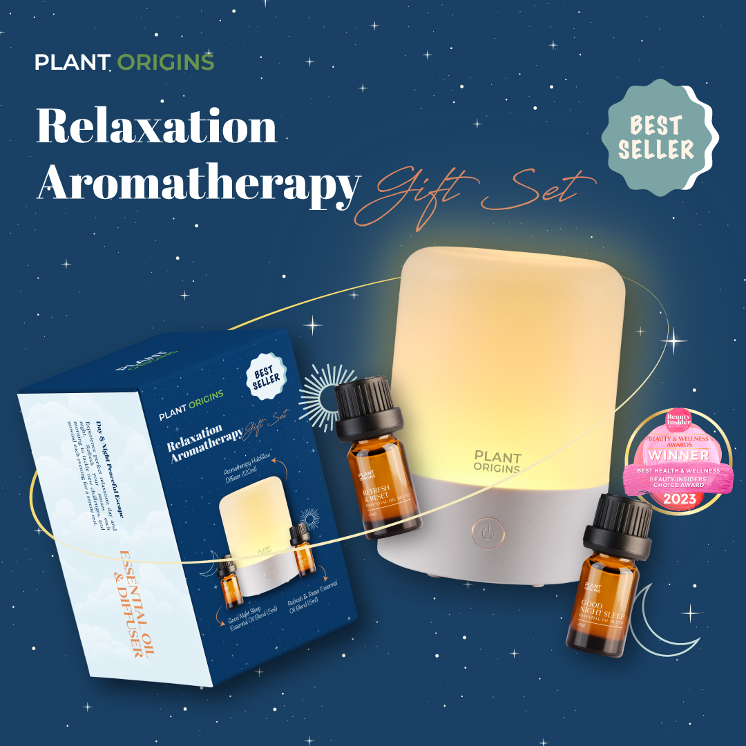 Plant Origins Best-Selling Relaxation Aromatherapy Gift Set (3 units)