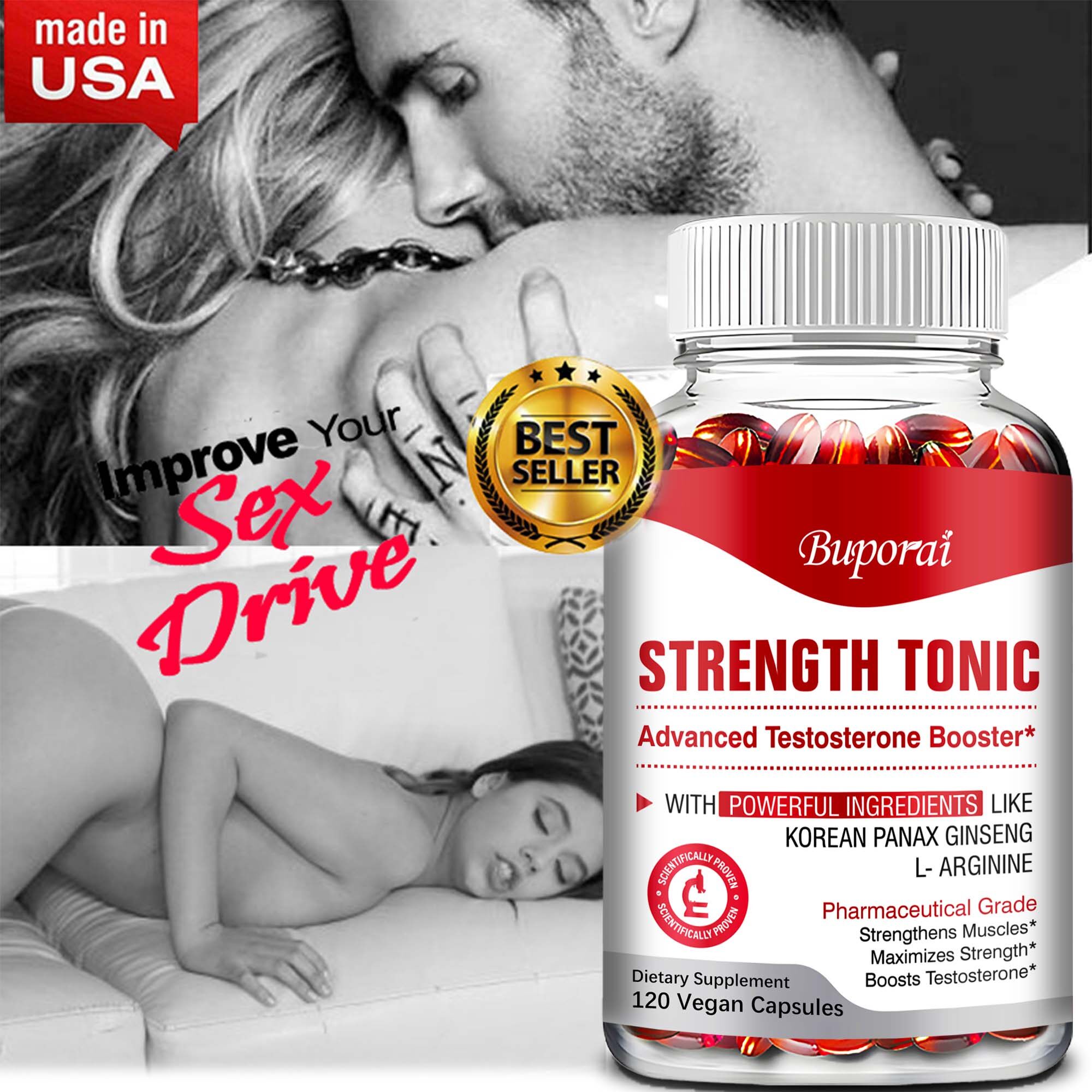 Viên nang tăng cường testo-sterone, viên nang tăng cường sinh lý nam, thực phẩm bổ sung giúp tăng kí