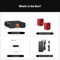 Fosi Audio ZA3 Stereo Power Amplifier TPA3255 Class D HiFi Audio Amp for Passive Bookshelf Speaker With XLR/RCA/Balanced Input
