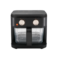 La gourmet Crystalline Air Fryer 5.5L - Cream/Black