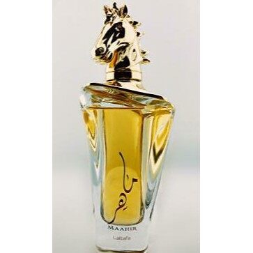 [Original Clearance ] Maahir perfume gold Original from Dubai EDP from lattafa Original Lattafa 3D Sticker