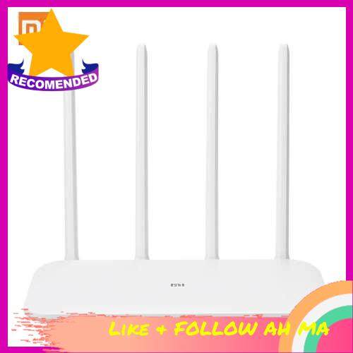 Best Selling Xiaomi Mi WiFi Router 4 2.4G/5G 1167mbps 128MB 4-antennas Large Coverage Through-wall Dual Band 128MB Flash Network Extender WiFi APP Control Routers for Home Office Gaming (White)
