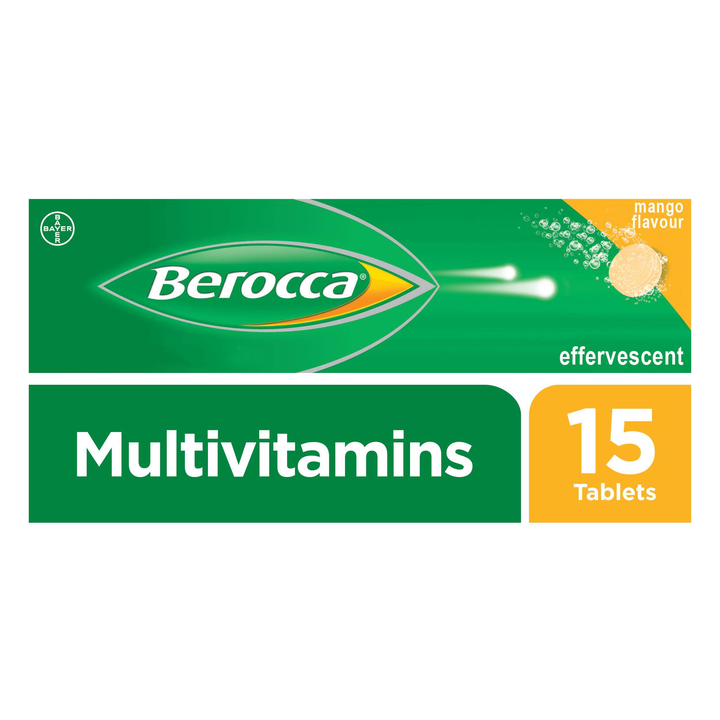Berocca Effervescent Tablets Mango (15's)
