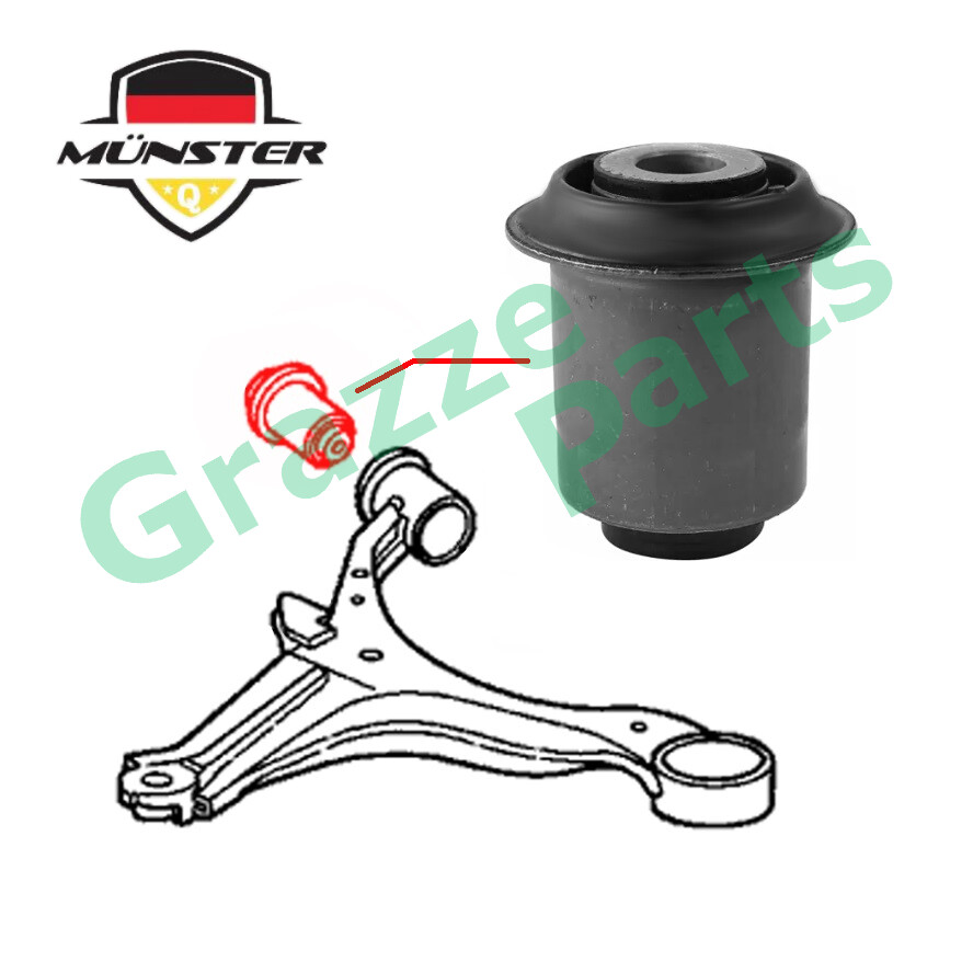 Münster Front Lower Control Arm Bush (Small) 51392-S5A-004 for Honda Civic 1.7 S5A RN1