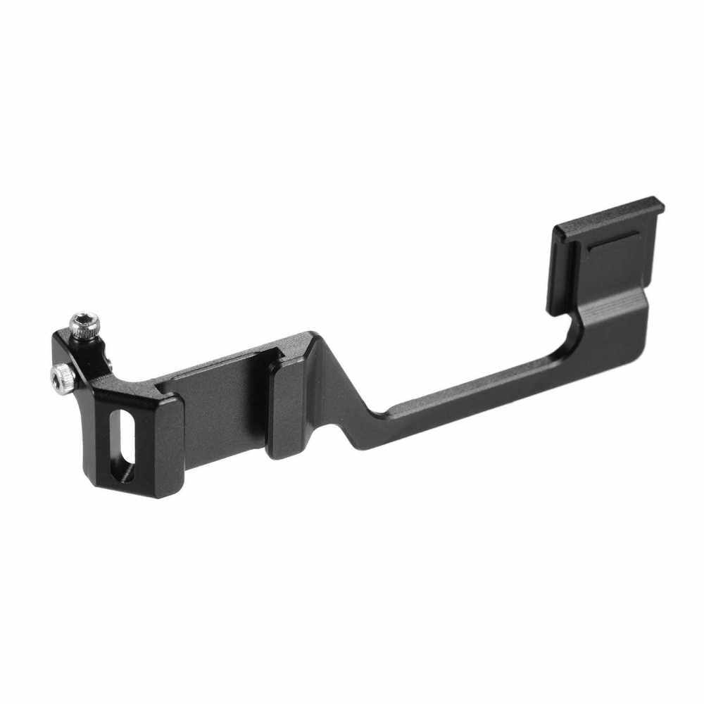 Cold Shoe Adapter Relocation Plate Aluminum Alloy Camera Vlogging Mount Bracket Accessory Replacement for Sony A6300/A6400 (Standard)