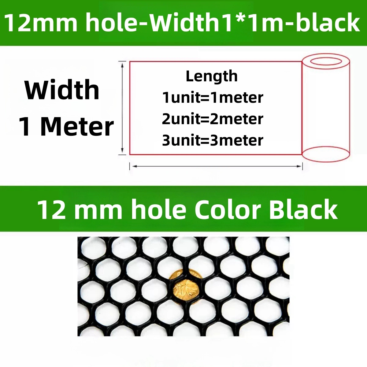 【READY STOCK】0.5m/1m Width Safety net balcony Plastic Safety Net Plastik Jaring Pagar Halang Kucing Baby Masuk white black color塑料安全网