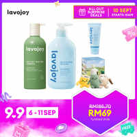 Lazada x Lavojoy Surprise Box at RM69 [Hold Me Tight Pro Shampoo + Out of My Head Conditioner + Out My Head Travel Size + Joyland Blind Box]