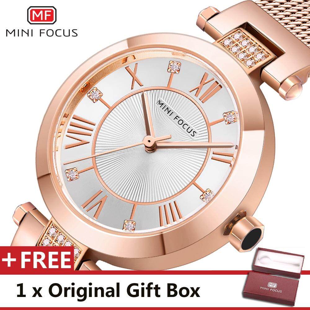 MINI FOCUS Top Luxury Brand Watch Famous Fashion Women Quartz Watches Womens Trand Wristwatch Gift For Female MF0215L