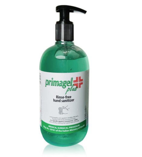 Primagel Plus Rinse Free Hand Gel (500ml)