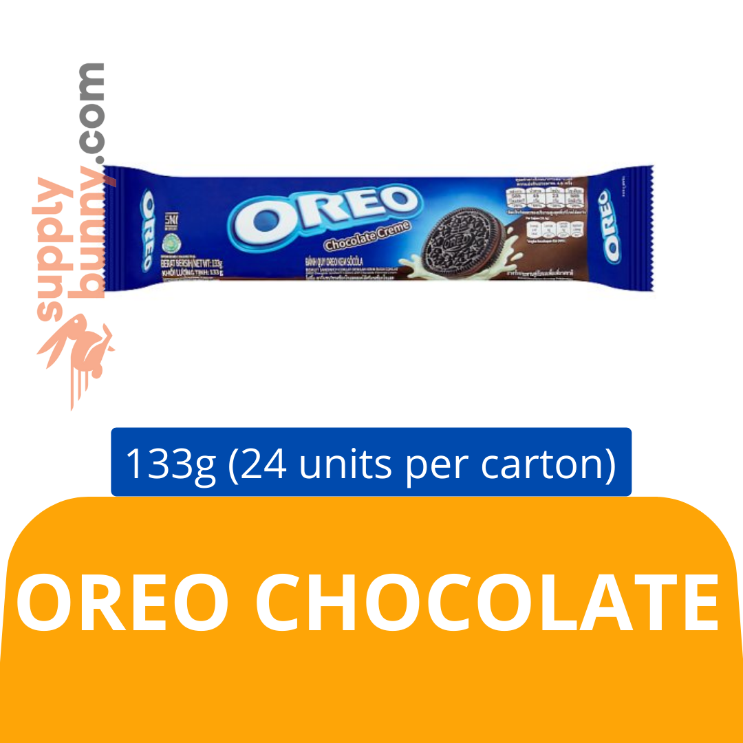 Oreo Chocolate (133g X 24 packs) (sold per carton) 巧克力奥利奥 PJ Grocer Oreo Coklat