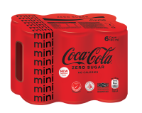 Coca-Cola Zero Sugar 180ml Mini Cans (6s/24s)