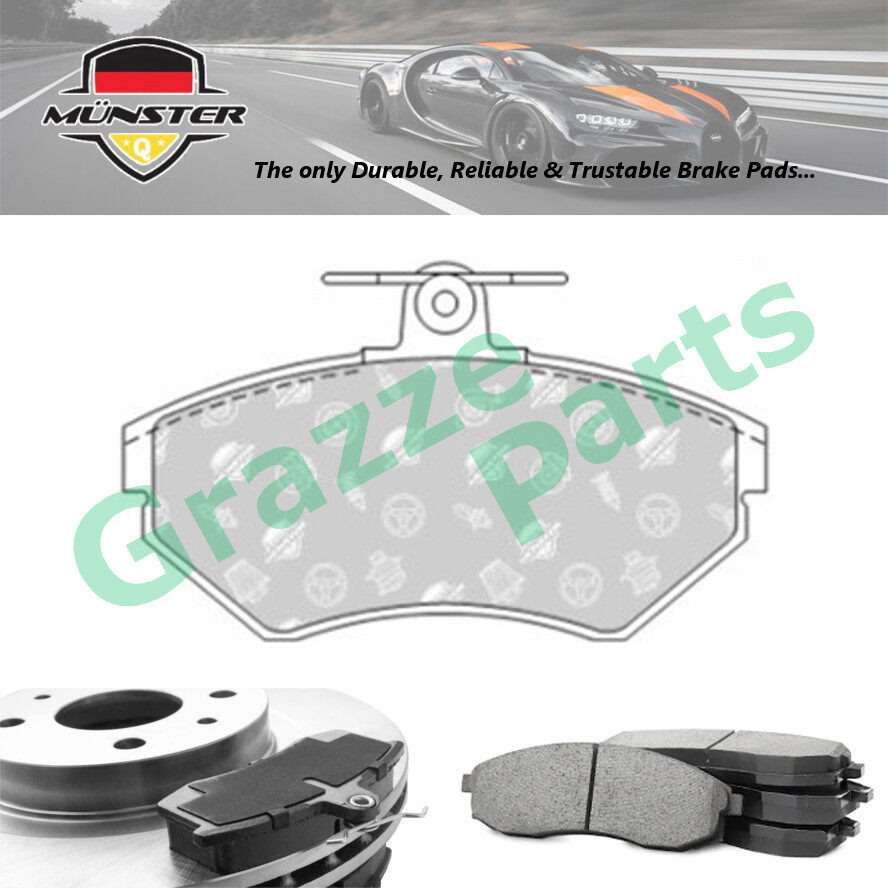 Münster Disc Brake Pad Front for Audi A4 B6 8E2 1.8 Turbo 2000-2004 BEX B5 8D2 1.8 Turbo 1994-2001 A