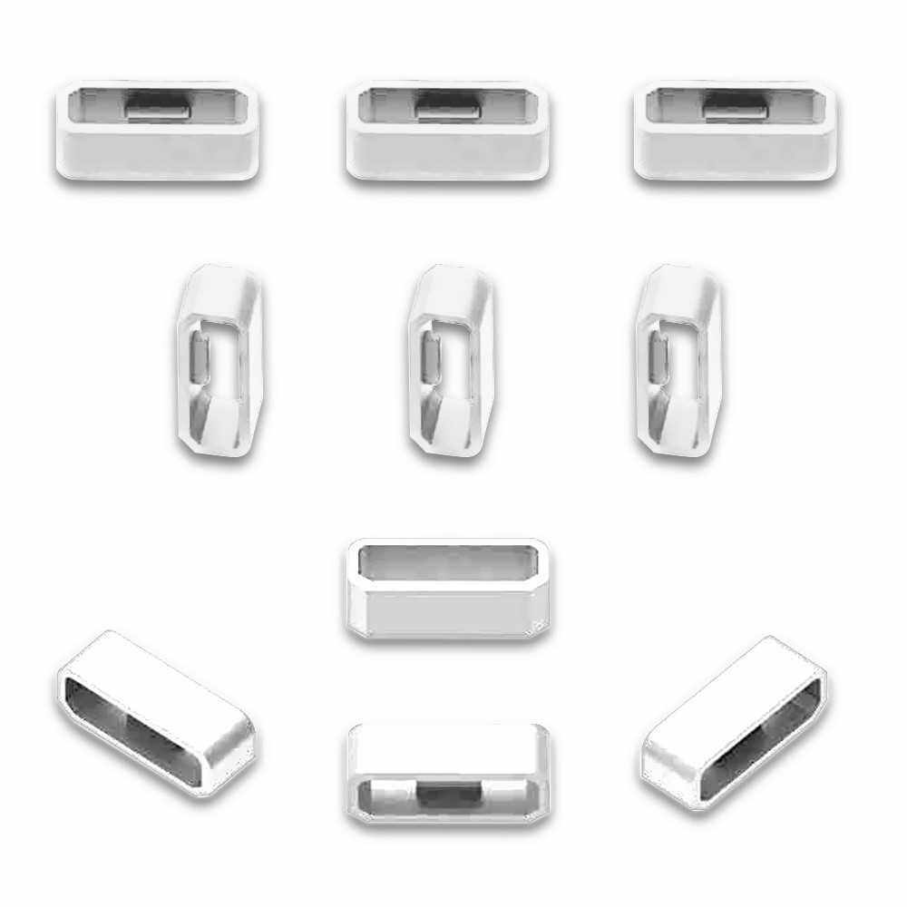 10Pcs 22mm Silicone Replacement Secure Rings Watch Strap Fasteners Band Keepers Strap Loops Compatib