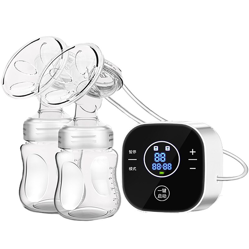 BEBEBAO DOUBLE ELECTRIC BREAST PUMP (WHITE/PEACH) / PUMP SUSU