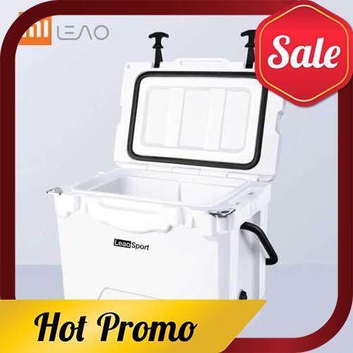 Xiaomi LEAO 25QT Car Refrigerators Fridge 22.5L 250KG Load 2 in 1 Cooler Warmer Ice Box Without-Electricity Mini Travel Portable Freezer Anti-Slip (White)