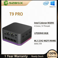 T9 PRO N5105 Mini Desktop PC Windows 11 Pro | Triple 4K Output WiFi5 BT4.2 Pocket Computer for Home Office Design & Casual Gaming