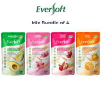 [Bundle] Eversoft Shower Cream Pouch 550g | Avocado Cherry Blossom Rosehip Citrus Yuzu Organic Rice Milk Brighter Skin
