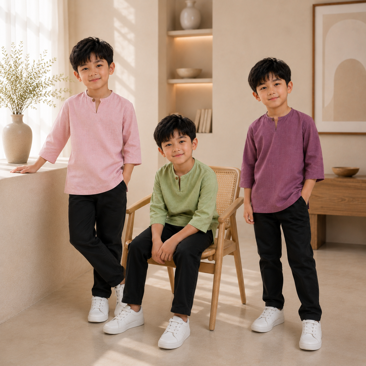 KURTA BUDAK ARHAM / KURTA BUDAK LINAS FASHION / KURTA 3 SUKU