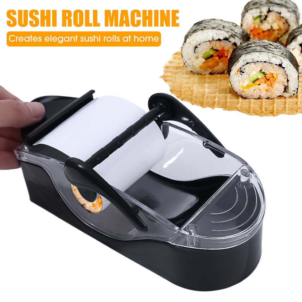 DIY Cylinder Sushi Maker Quick Sushi Bazooka Japanese Roller Rice Ball Mold  Meat Rolling Making Mould Machine for Kitchen Tool