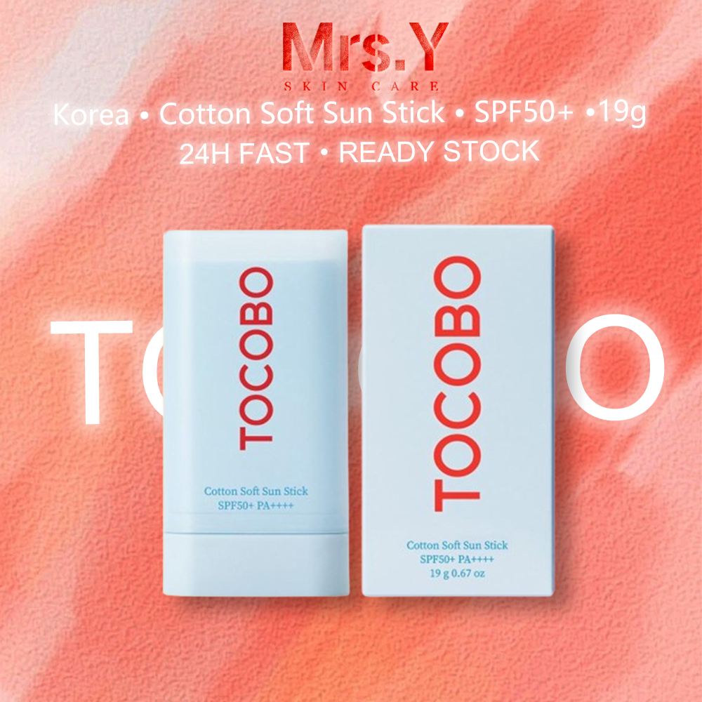 Tocobo Sunscreen Stick Cotton Soft Sun Stick 19gSPF50+ PA++++ Lightweight and Moisturizing Sun Stick