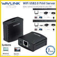 Wavlink Wireless Print Server USB 2.0 Network Print Server LAN Print Share Server for Windows 7/8/8.1/XP/10/11/Vista MacOS 10.7 or later LPR Print Protocol 10/100Mbps Computer Print Server Adapter