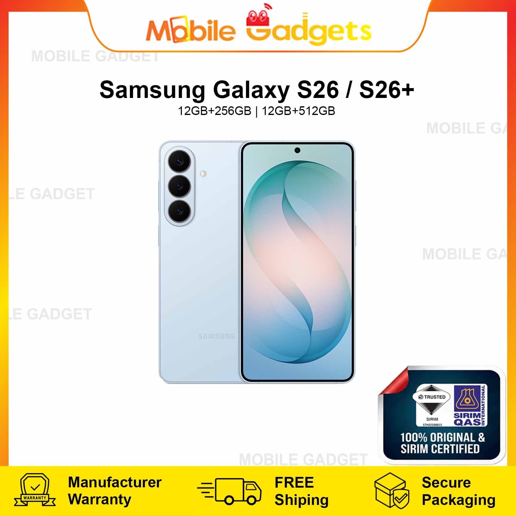 Samsung Galaxy S26 / Galaxy S26+ / Galaxy S26 Ultra 5G | Original Malaysia New Set | 1 Year Local Warranty