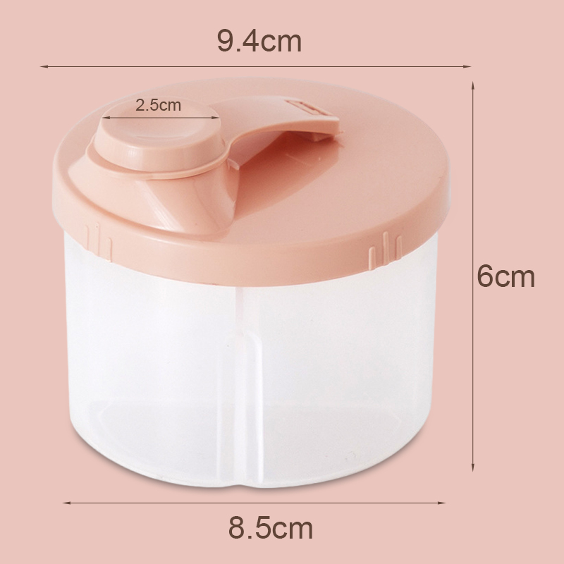 3/4-Layer Baby Milk Powder Dispenser Stackable Baby Portable Milk Powder Container Storage Food Container