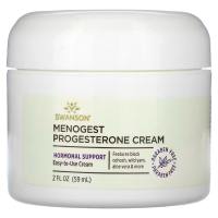 Swanson Menogest Progesterone Cream 2 fl oz (59 ml)  Exp Date 12/2028