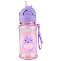 Skip Hop Zoo Tritan Renew Straw Bottle - 355ml