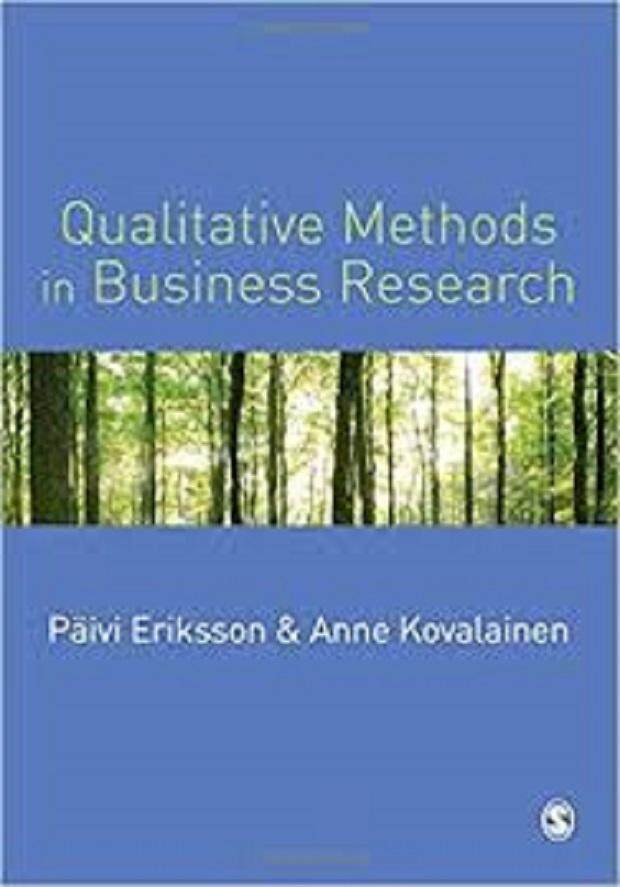 Qualitative Methods In Business / Eriksson - ISBN : 9781412903172