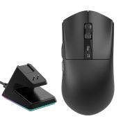 TECWARE EX1 Lightweight Wireless Gaming Mouse with Tri-Mode Connectivity RGB Charging Dock PixArt PAW3395 Sensor OLED