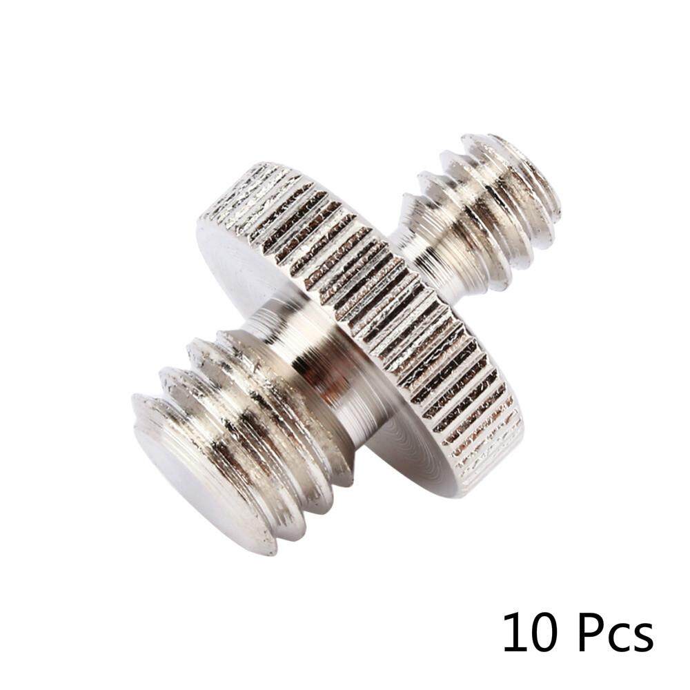 10 Phụ Kiện Máy Ảnh, Bộ Chuyển Đổi Vít Kim Loại Có Ren 1/4 Đực Sang 3/8 Đực Cho Chân Đế Máy Ảnh DSLR SLR Phụ Kiện