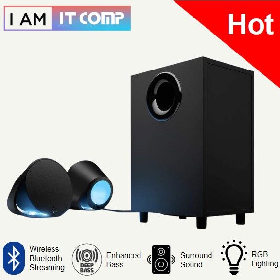 Logitech G560 Lightsync PC Gaming Speaker, 240 Watts , Customize Bass , Bluetooth Connection