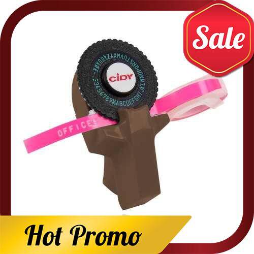 Mini Portable Manual Label Maker DIY 3D Embossing Label Writer Printer Typewriter with Plastic PVC 9