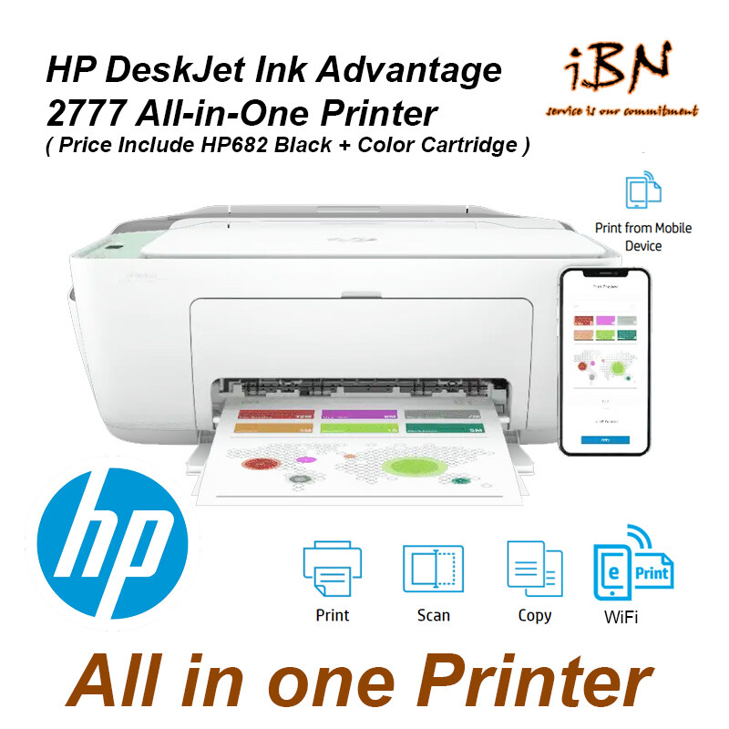 HP Printer DeskJet Ink Advantage 2336 2776 2777 3IN1 Printer - PRINT ...