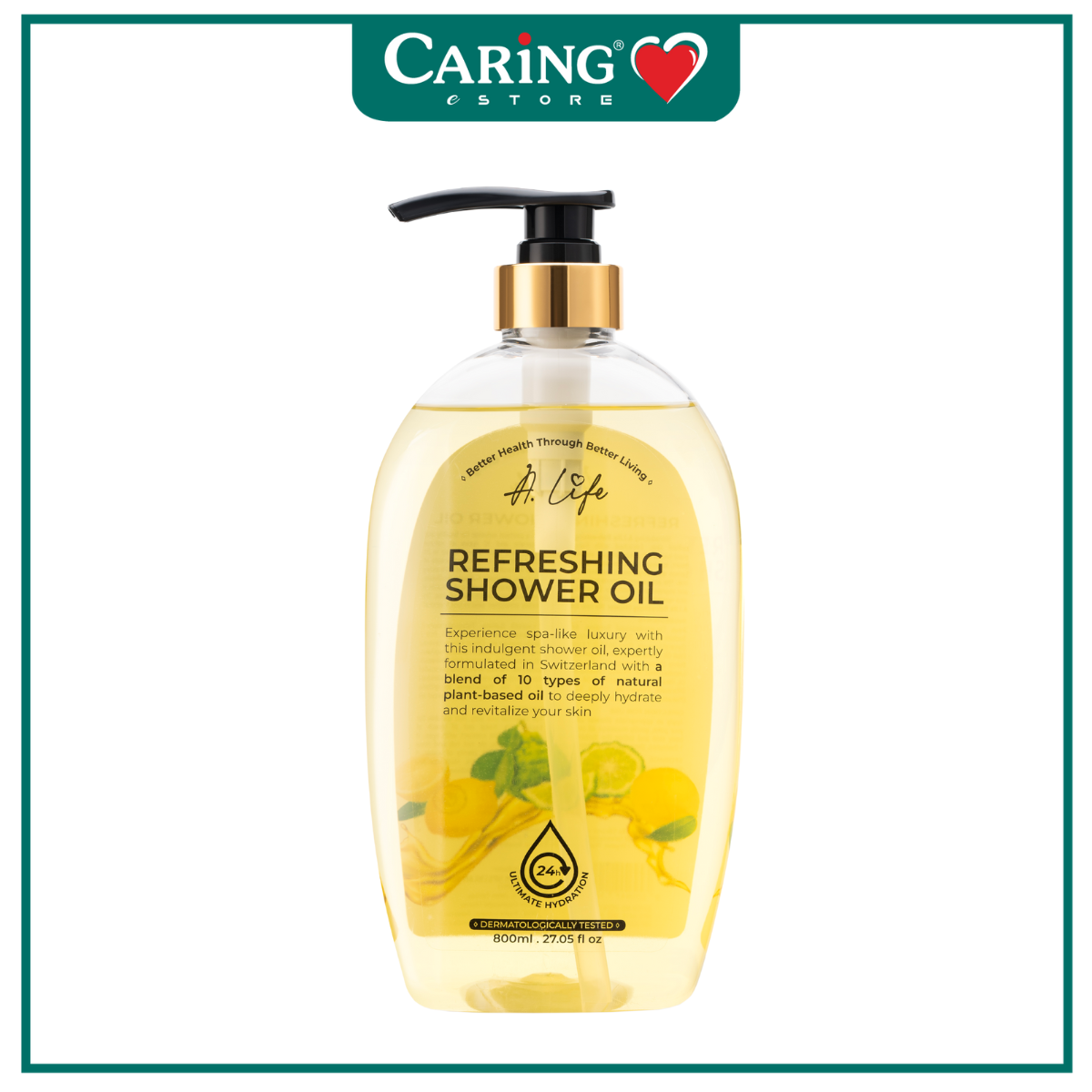 A.LIFE REFRESHING SHOWER OIL 800ML