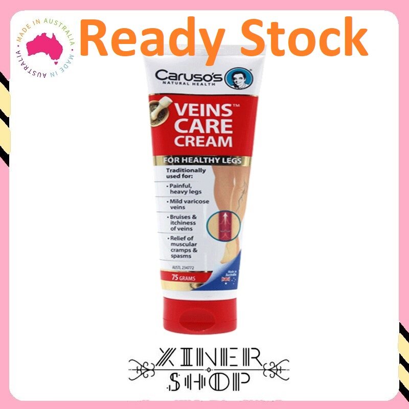 [Import From Australia] [Ready Stock EXP Date : 05/2022] Caruso's Natural Health Veins Care Cream ( 75g )