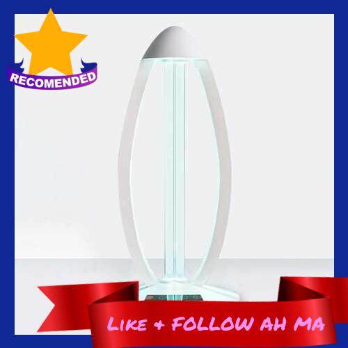 Best Selling Ultraviolet Disinfection Light Portable UV Germicidal Lamp Household Ozone Sterilizer with Remote Control LED Mite Sterilizer Light Tube Bulb (US Plug) (White)