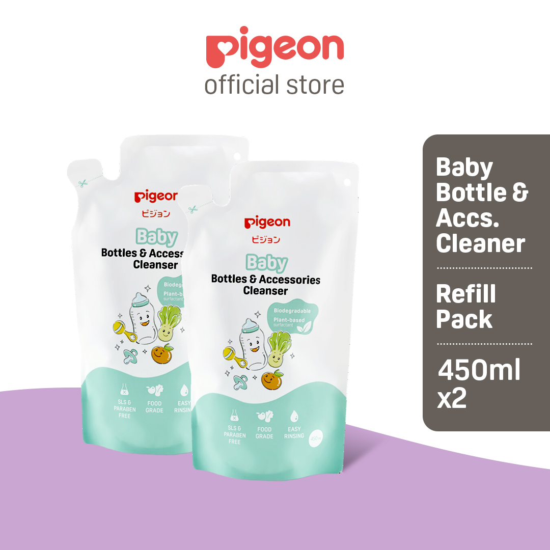 Pigeon Baby Bottle and Accessories Cleanser Refill 450ml x2