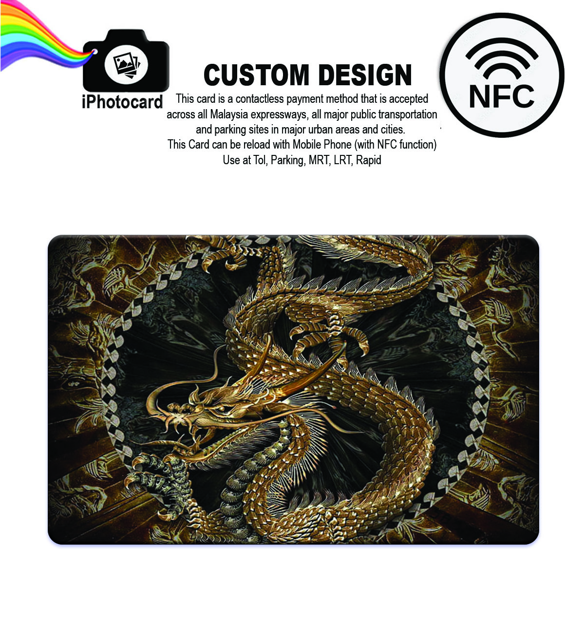 Touch n Go Card NFC TNG - YEAR OF THE DRAGON - LIMITED EDITION - Card with NFC function