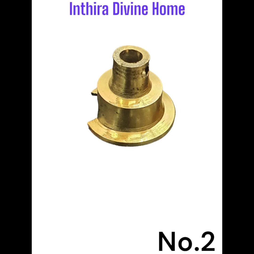Pure Brass Round Wick / Thiri Holder for Kuthuvilakku / Diya