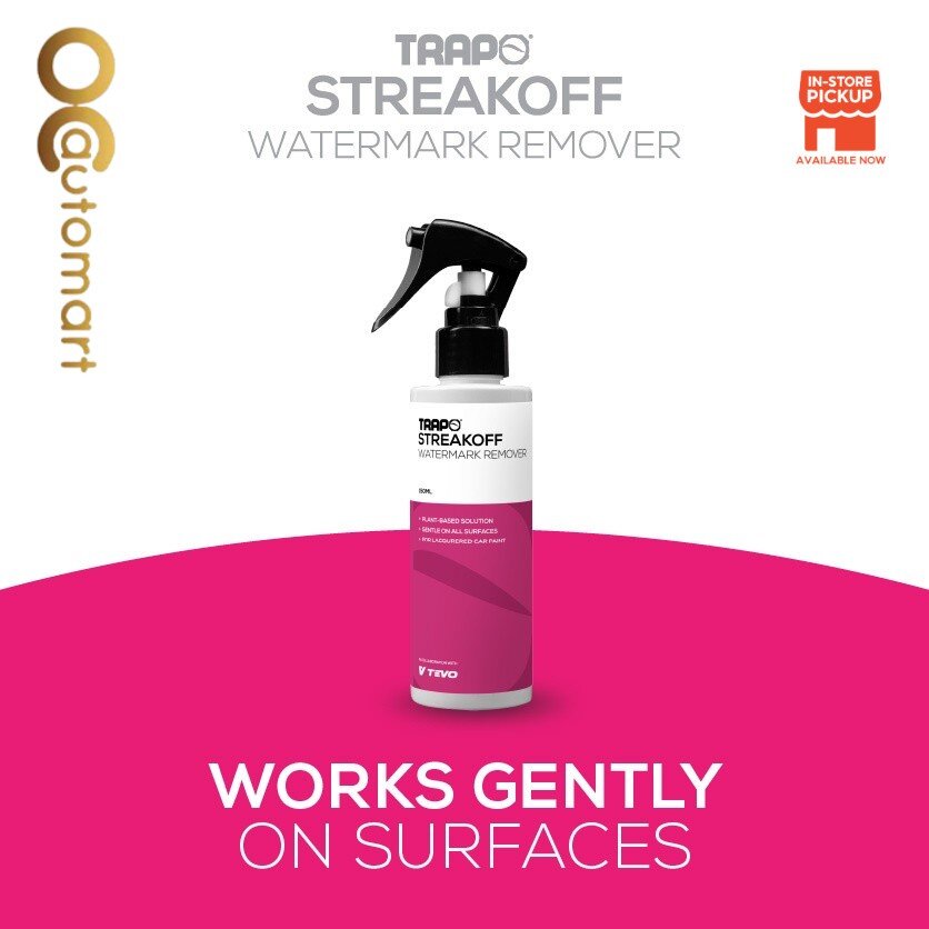Trapo StreakOff Car Watermark Remover Window Glass Water Mark Remover Water Stain Removal