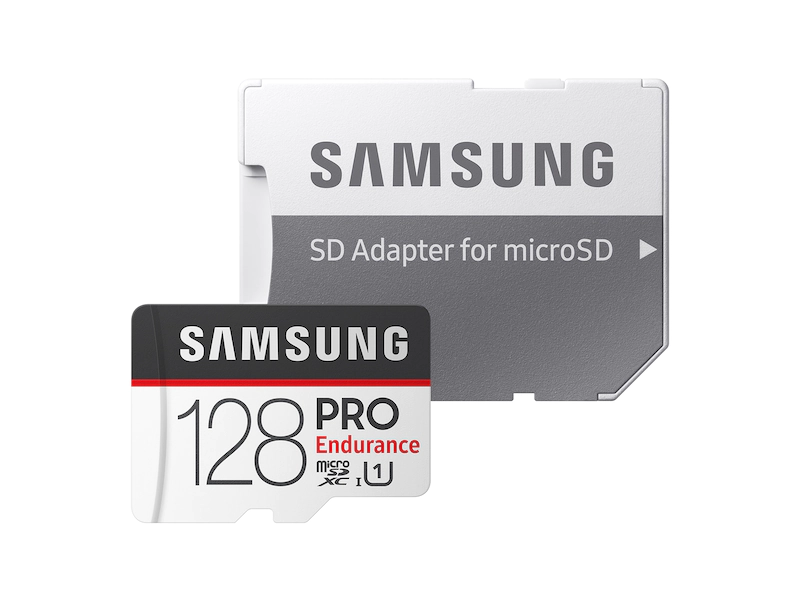 Samsung Pro Endurance Micro SD with SD Adapter, 4k Record Support, Class 10, Temperature Proof Samsung Pro Endurance Micro SD with SD Adapter, 4k Record Support, Class 10, Temperature Proof