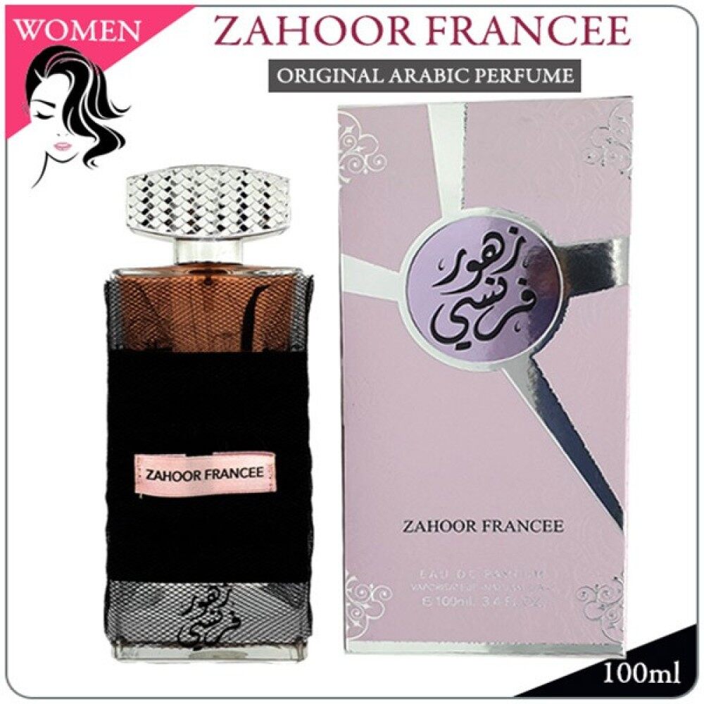ZAHOOR FRANCEE - ORIGINAL ARABIC PERFUME EDP BY ARD AL ZAAFARAN DUBAI FOR WOMEN FRAGRANCE READY STOCK