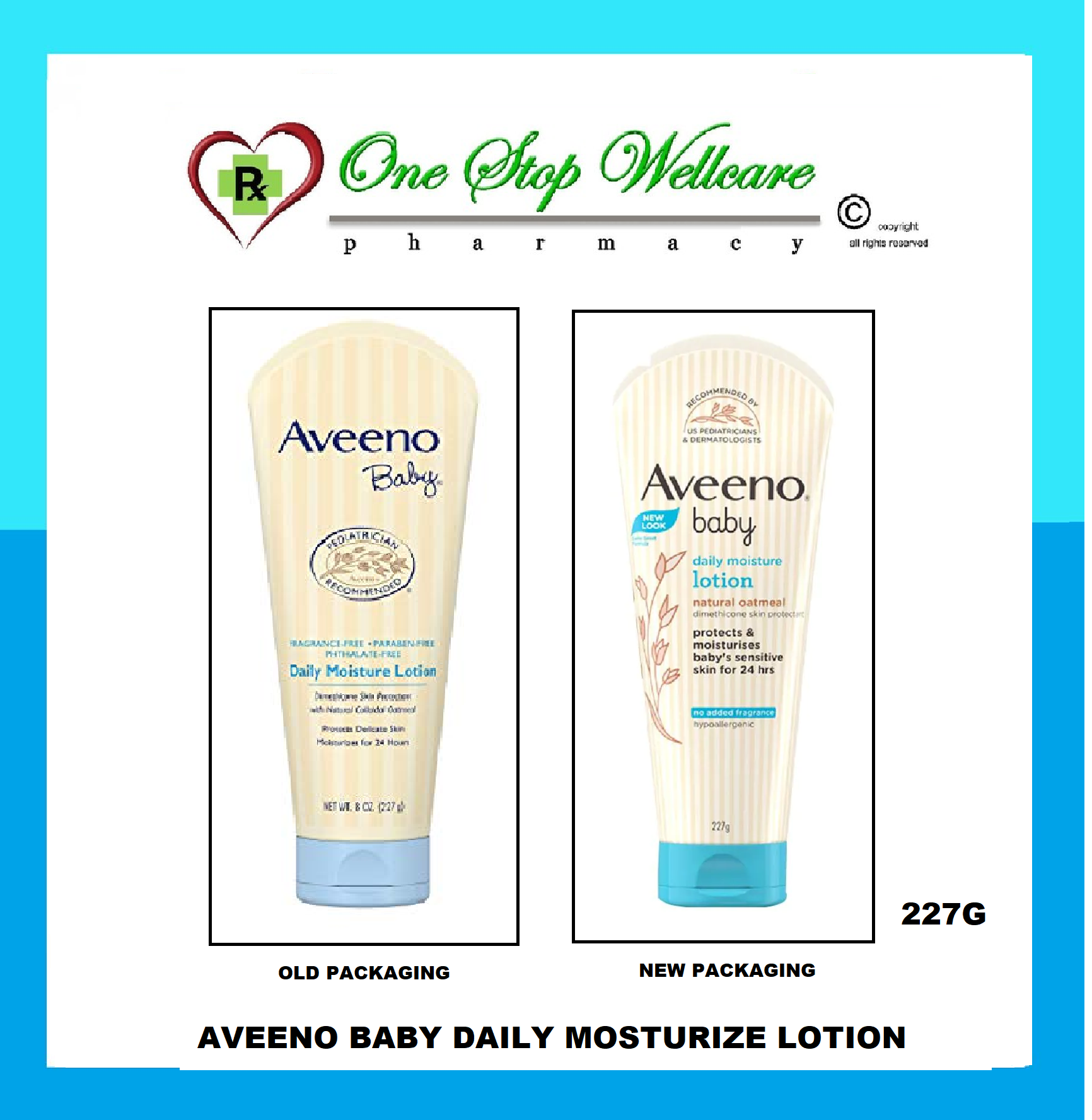 AVEENO BABY DAILY MOISTURE LOTION 100G / 227G